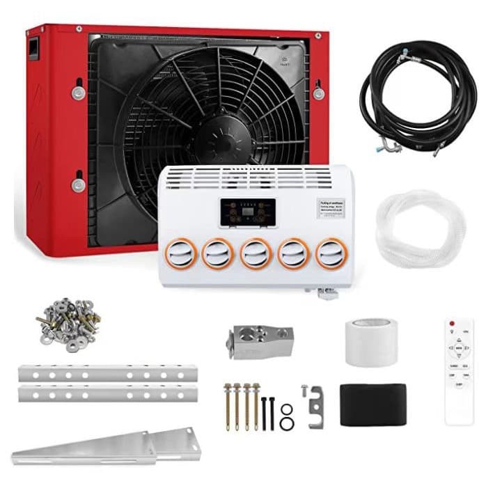 24V Parking Air Conditioner, 24V Inverter Electric Parking AC for Trucks, 12V Vehicle-Mounted DC Cooling for Excavators, Parking Air Conditioner