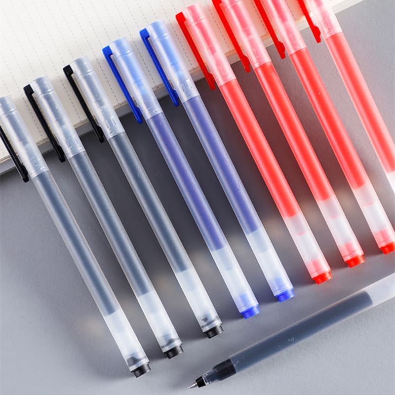 Giant Capacity Gel Pen Ballpoint Pen Neutral Pen Student Wholesale Creative Stationery Set Cultural Supplies Transparent