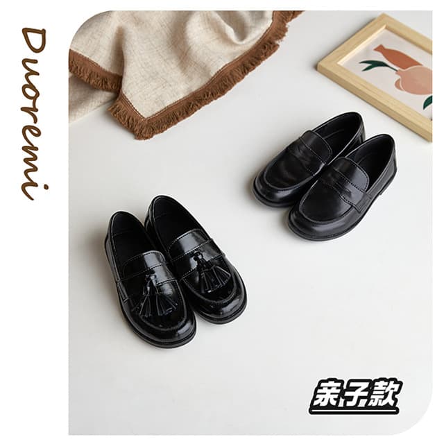 Autumn New Chinese Style Genuine Leather Shoes British Style BR2516 Little Leather Shoes Japanese Loafer Girls' Soft-Sole Academic