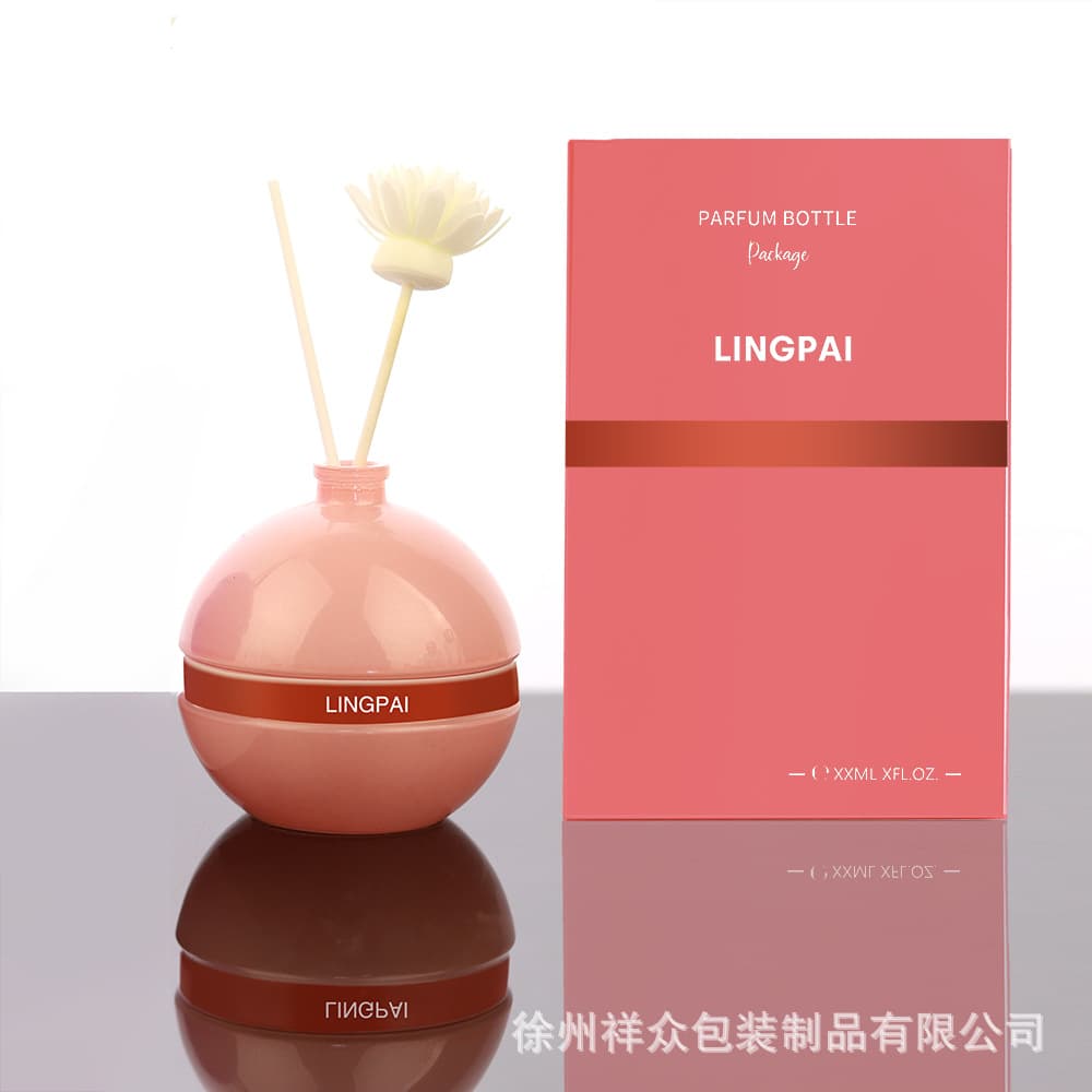 150ml colorful spherical perfume bottle sealed spray bottle with lid portable cosmetic dispensing bottle glass bottle