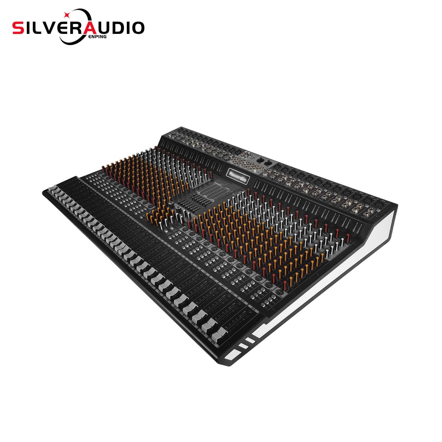 Professional 24-Channel Mixing Console with Bluetooth Digital Mixer for DJ Music Vocal Mixing Stereo Soundboard