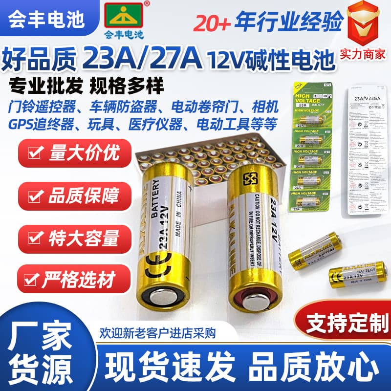 Factory Direct Roller Shutter Door 12V 23A 27A 12V Eco-Friendly Doorbell Pendant Light Electric Garage Remote Control 23A Battery