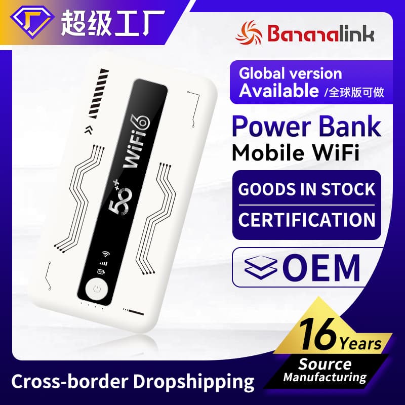Cross-border 4G Power Bank WiFi 6 Southeast Asia 10000mAh with SIM Card Slot 5V 2A Power Supply Outdoor Portable WiFi Hotspot Charger