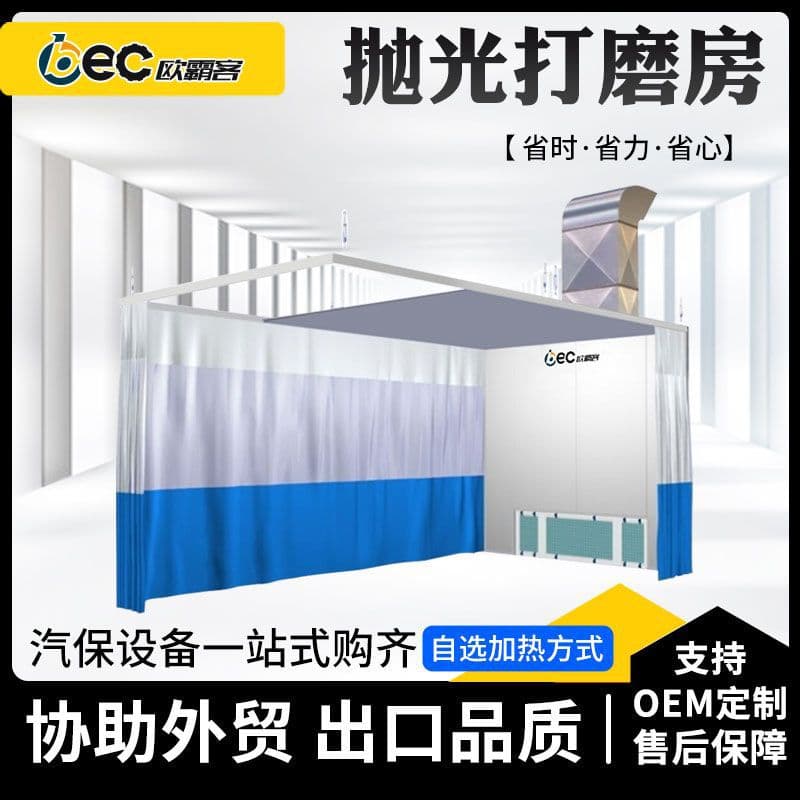 Automotive Sanding Room, Spray Painting and Sandblasting, UV Curing Film, Window Glass Care Special Sandblasting, Export Pre-treatment
