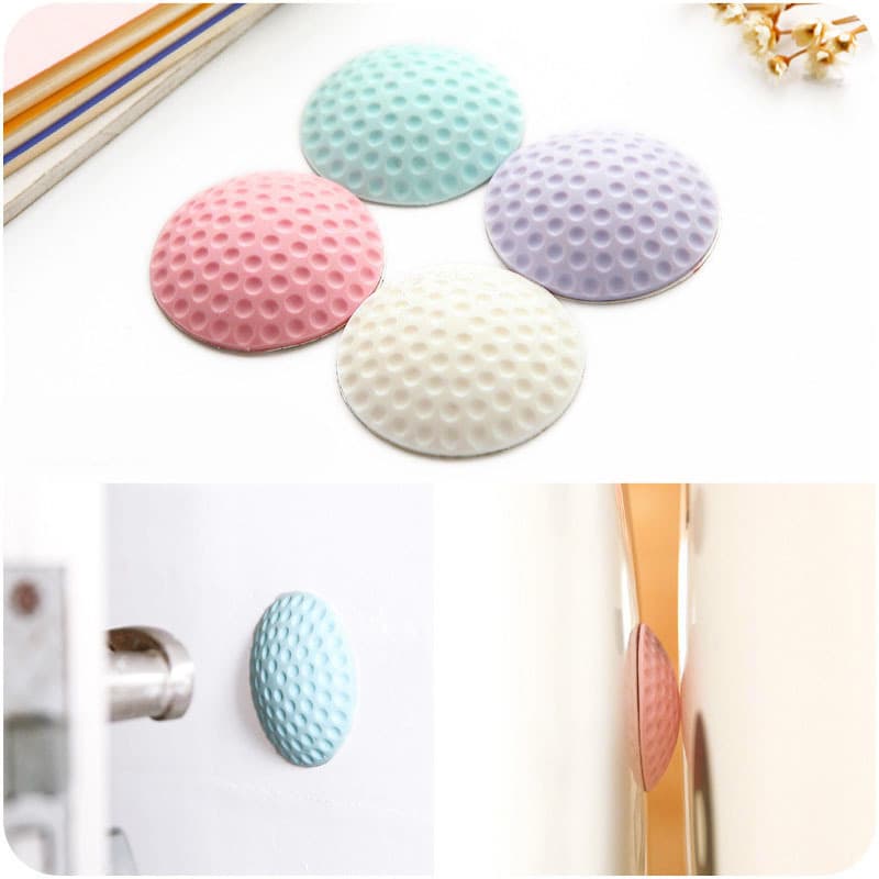 Round hemispherical door handle anti-collision pad, cushioning silicone pad, anti-collision silicone granules, door lock anti-collision pad, wholesale.