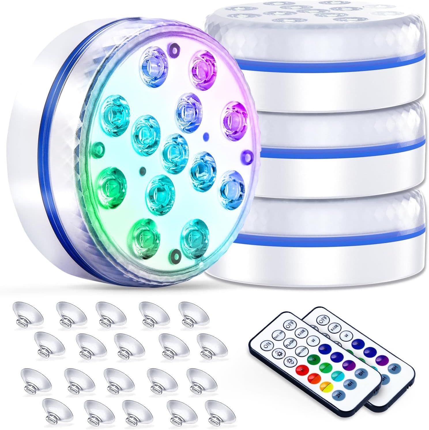 Spot LED pool light RGB16 color waterproof submersible light flower pot decorative light corridor light