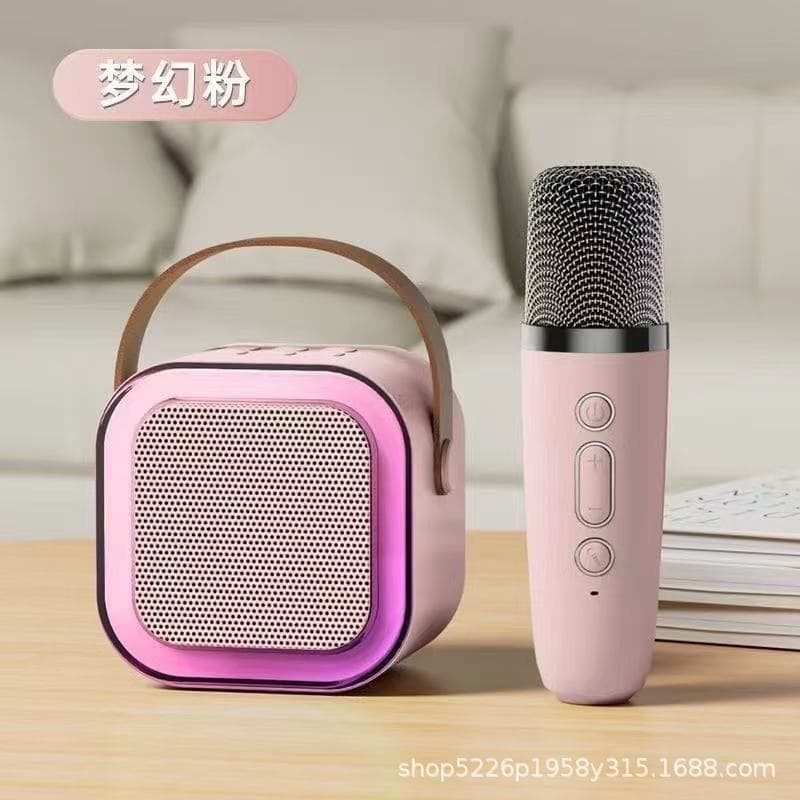 Bluetooth Speaker Mini Karaoke All-in-One Hot Selling K12OK New Speaker Home KTV with Microphone