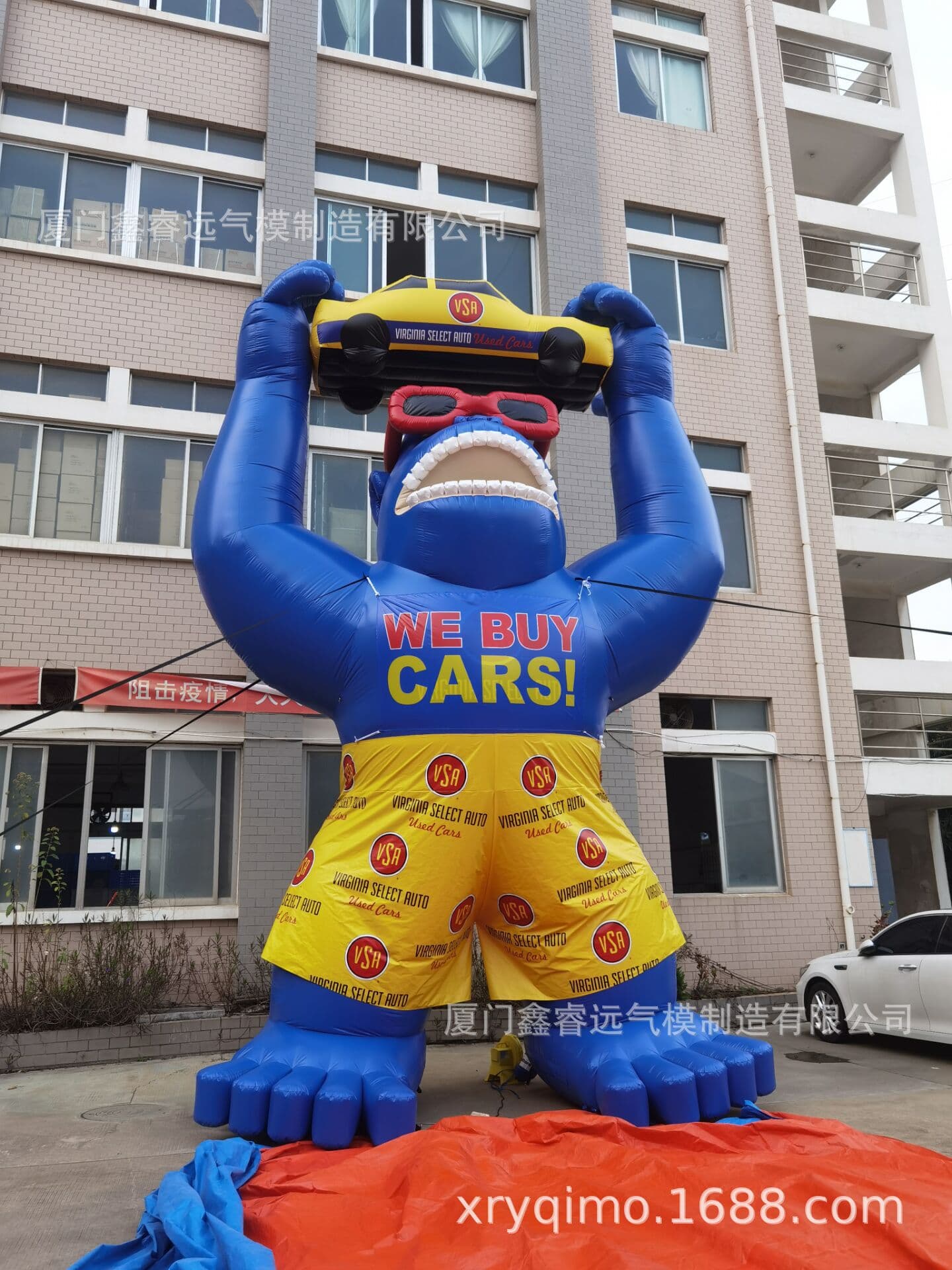 Inflatable Gorilla Cartoon Outdoor Inflatable Cartoon Large Inflatable Cartoon Fujian Air Model