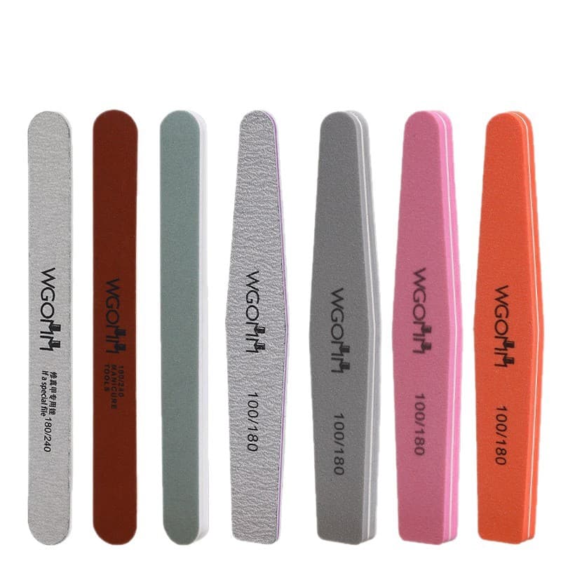 Nail File Manicure Shaping Polishing Strip Double-Sided Nail Sanding Bar Professional Salon Polishing File