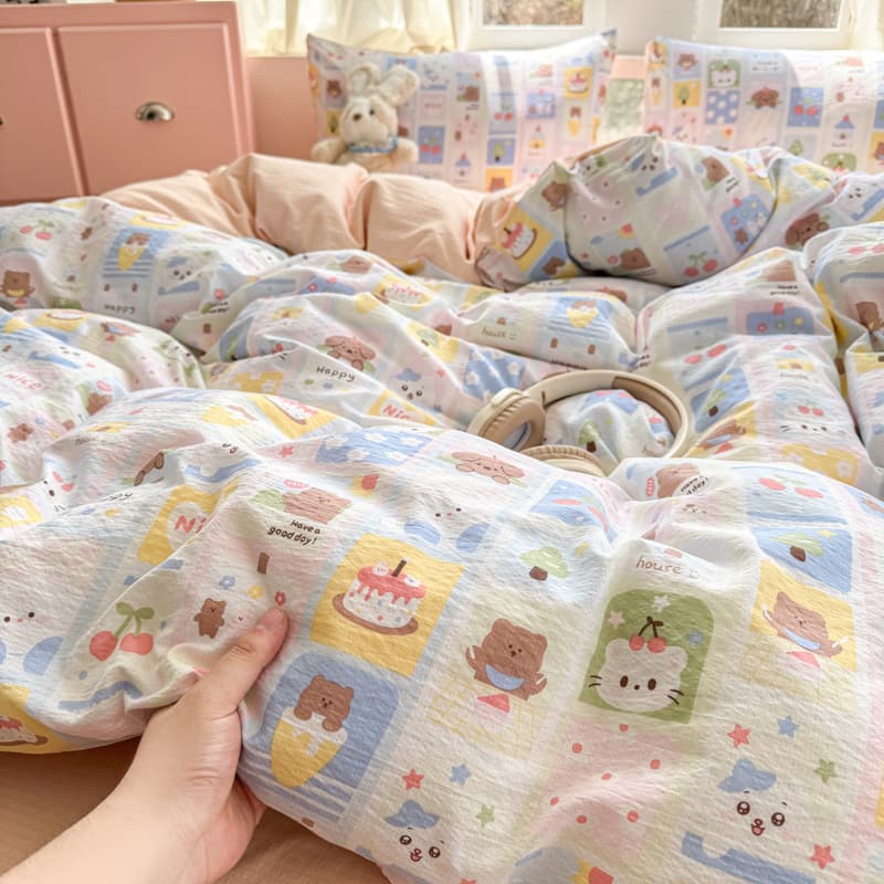 Winter double-layer gauze quilt cover single piece 2025 new dormitory single 150x200x230 non-cotton pure cotton quilt cover