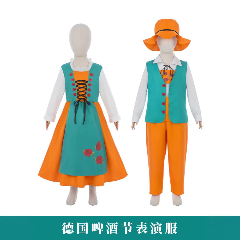 Halloween Oktoberfest Costume Bavarian Traditional Beer Maid Outfit Festival Party Dance Performance Costume