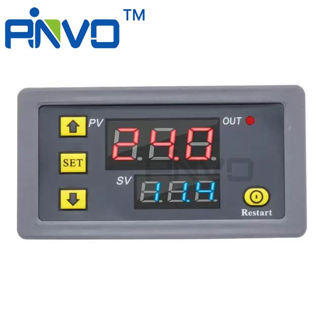 12V24V220V delay timer T3230 infinite loop dual digital display time relay module.