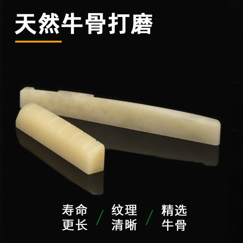 Guitar Nut and Saddle Bone for Classical Martin Yamaha Folk Acoustic Guitar Bridge Lower Saddle Upper Nut String Saddle