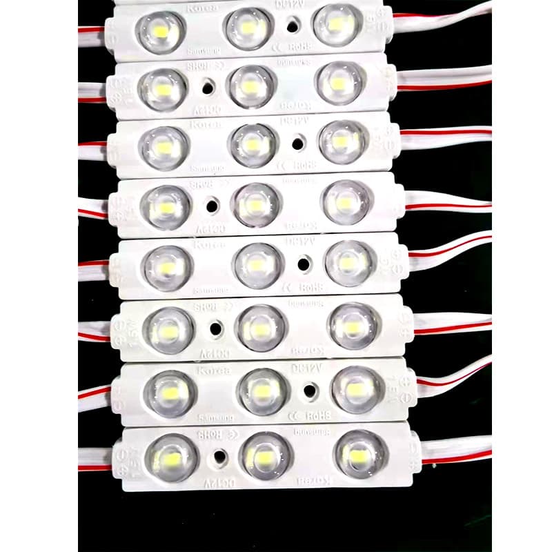 3-LED injection molded lens super module, waterproof 1.5W high-brightness light panel with a 3-year warranty.