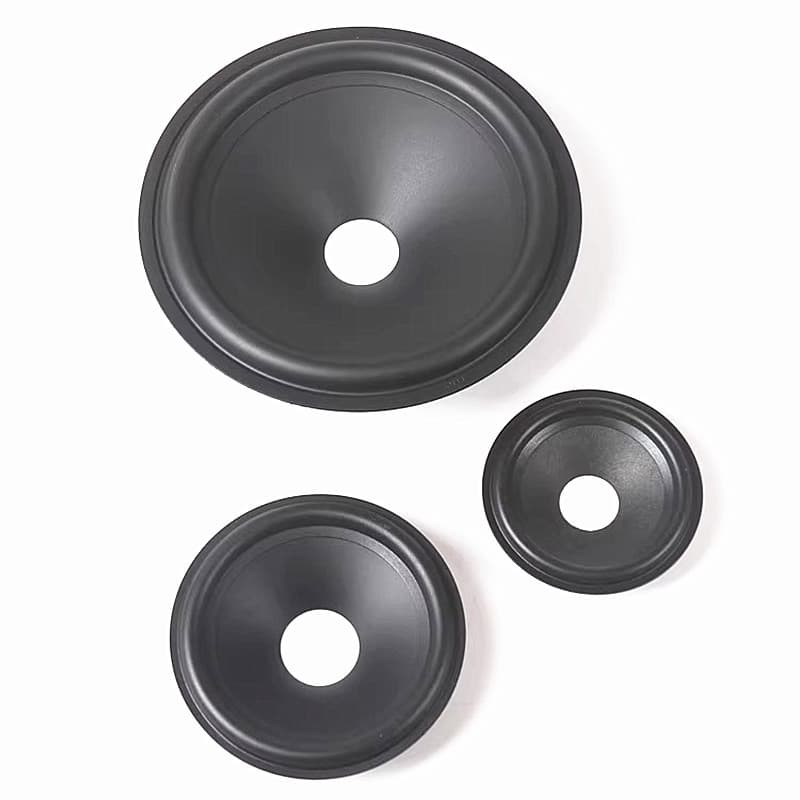 Speaker Paper Cone Woofer Sound Basin 3 Inch 4 Inch 5 Inch 6.5 Inch 8 Inch Matte Original Color Paper Cone Rubber Edge