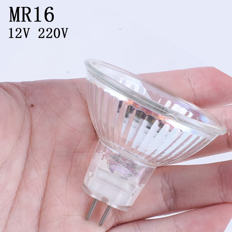 220V Indoor Ceiling Spotlights 12V 20W 35W 50W Lamp Cups Pin Base MR16 MR11 Quartz Tungsten Halogen Bulbs