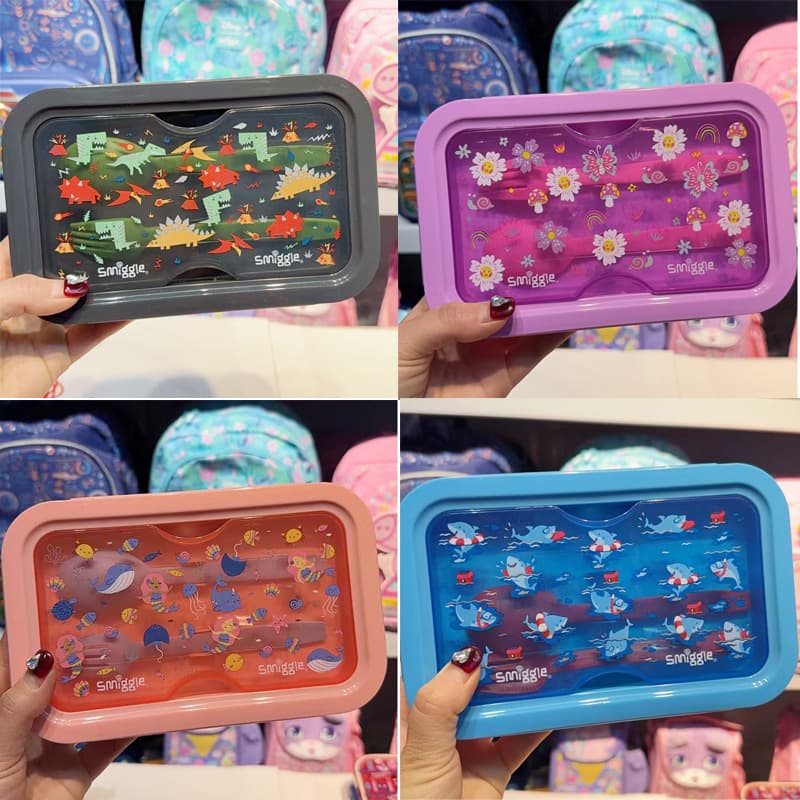 Australia Smiggle Lunch Box, Primary School Lunch Box, Children's Large Capacity Divided Fruit Box, Outdoor Portable Meal Box