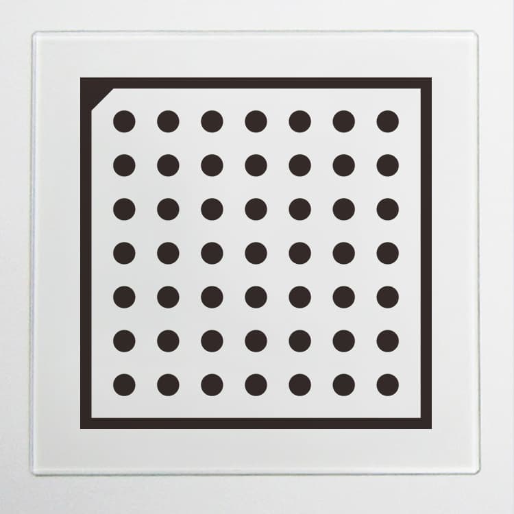 Glass calibration board optical calibration board acrylic Halcon binocular vision calibration board GB
