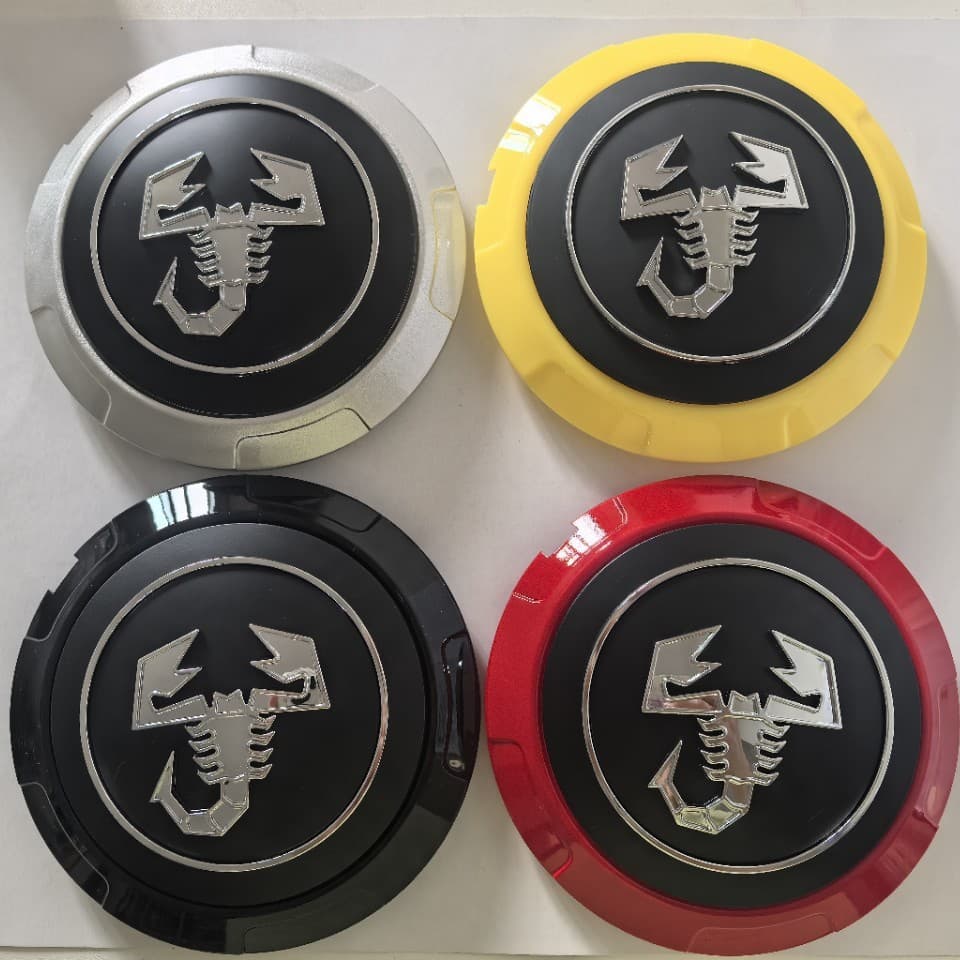 133mm Outer Diameter Fiat 500 Hubcap Scorpion Wheel Cover Off-Road Modified Wheel Hub Cover 2061