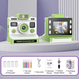 New Cross-Border Z1000 Kids Instant Camera, Stylish and Trendy, Thermal Printing Camera for Students