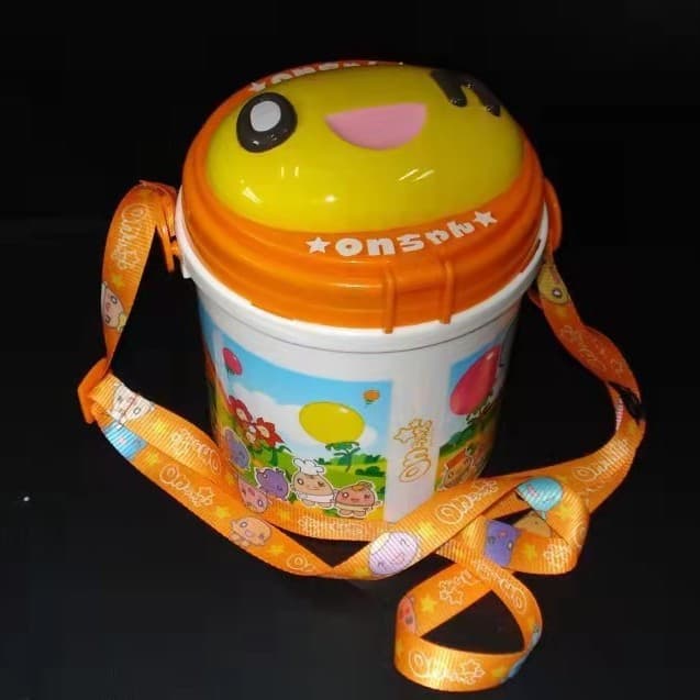 Manufacturer 2L Plastic PP Cartoon Shaped Popcorn Bucket Food Grade Supply Cinema Export Standard Custom Pattern