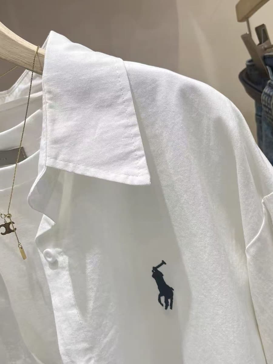 French Autumn New Women's Top Long Sleeve Blouse with Small Horse Embroidery Design, Youthful and Unique Shirt for Women