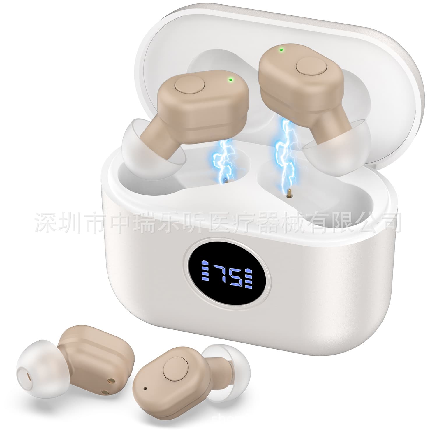 Hearing Aid ZR-E101 Children's Hearing Aid, Hearing Aid for Middle-aged and Elderly, Clear Vision and Sound, Suitable for Mild to Moderate Hearing Loss