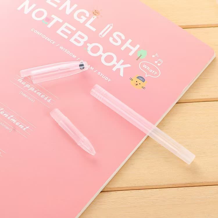 Manufacturer wholesale PP transparent pen holder blank pen shell neutral water pen empty holder accessories pen holder special pen for students to attend class