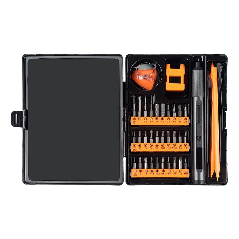 Portable tools adjustable torque LED light bit screwdriver precision lithium battery rechargeable electric screwdriver set