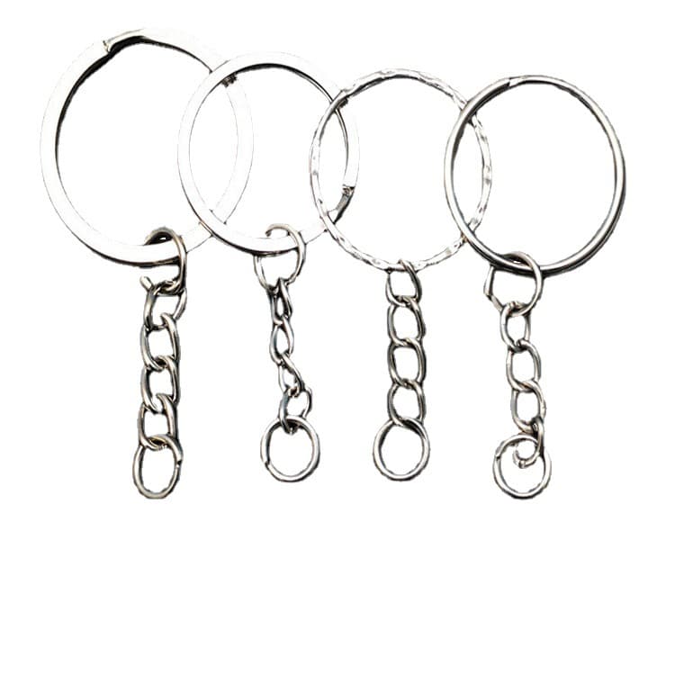 Metal Key Ring Accessories Chain Single Loop Keychain DIY Key Rings Craft Hanging Pendant Supply