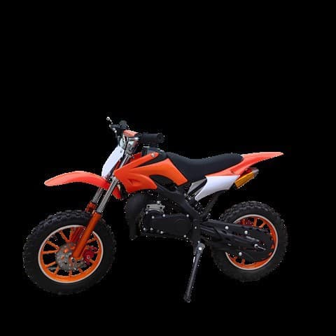 Mini Motorcycle Forced Scooter Air-Cooled Two-Stroke Engine Displacement 49cc Fuel Version Small Off-Road Vehicle Red