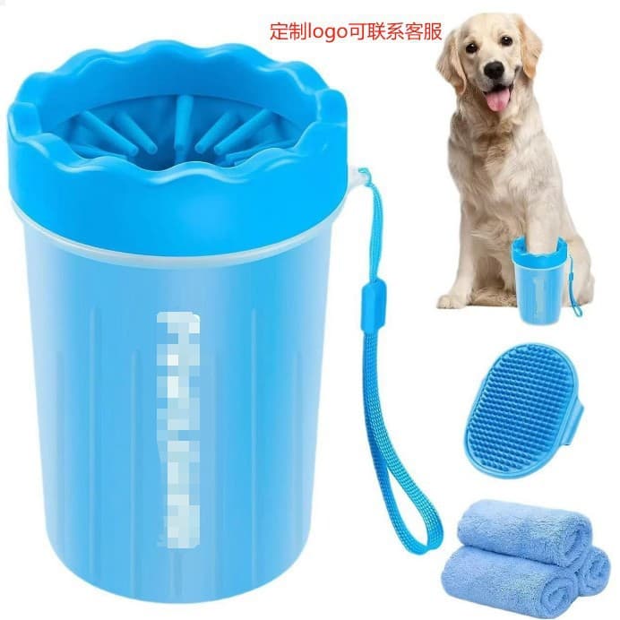 Cross-border Hot Selling Pet Foot Washing Cup for Cats and Dogs, Automatic Paw Cleaner, No Wipe Required