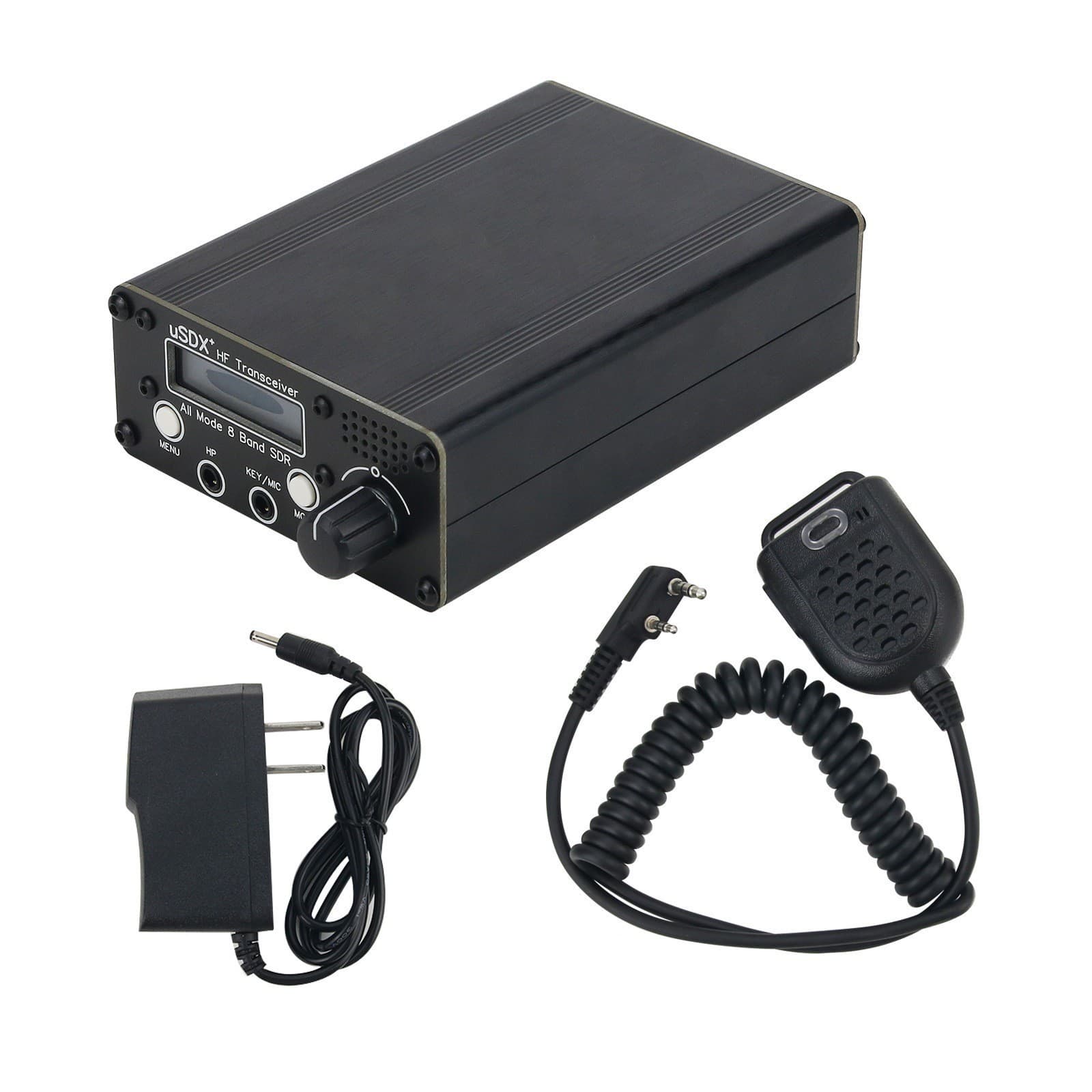 High Frequency Shortwave Transceiver uSDR uSDX+Plus V2 8-Band SDR Transceiver HF SSB QRP LC