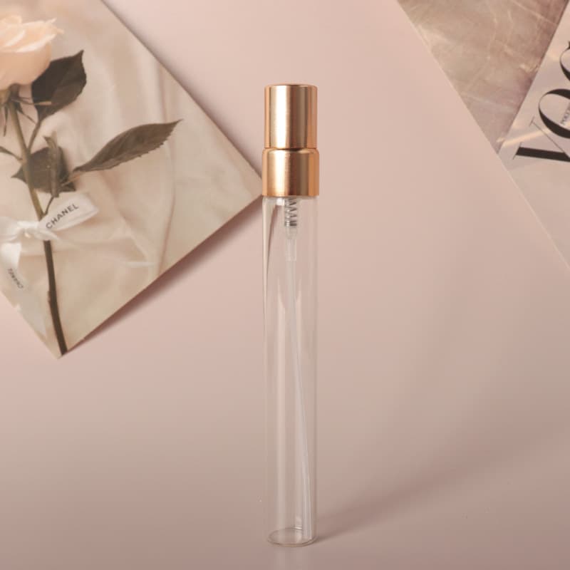 2/3/5/10ml Refillable Perfume Glass Bottle, Premium Portable Fine Mist Spray, Transparent Empty Sample Bottle, Factory Direct Sale