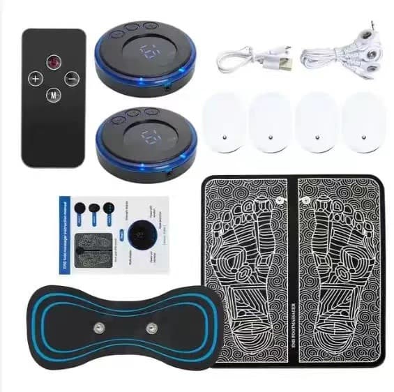 Cross-border Bestseller Multifunctional Massage Foot Pad, EMS Foot Therapy Massager, Pulse Microcurrent Low-Frequency Acupressure Device