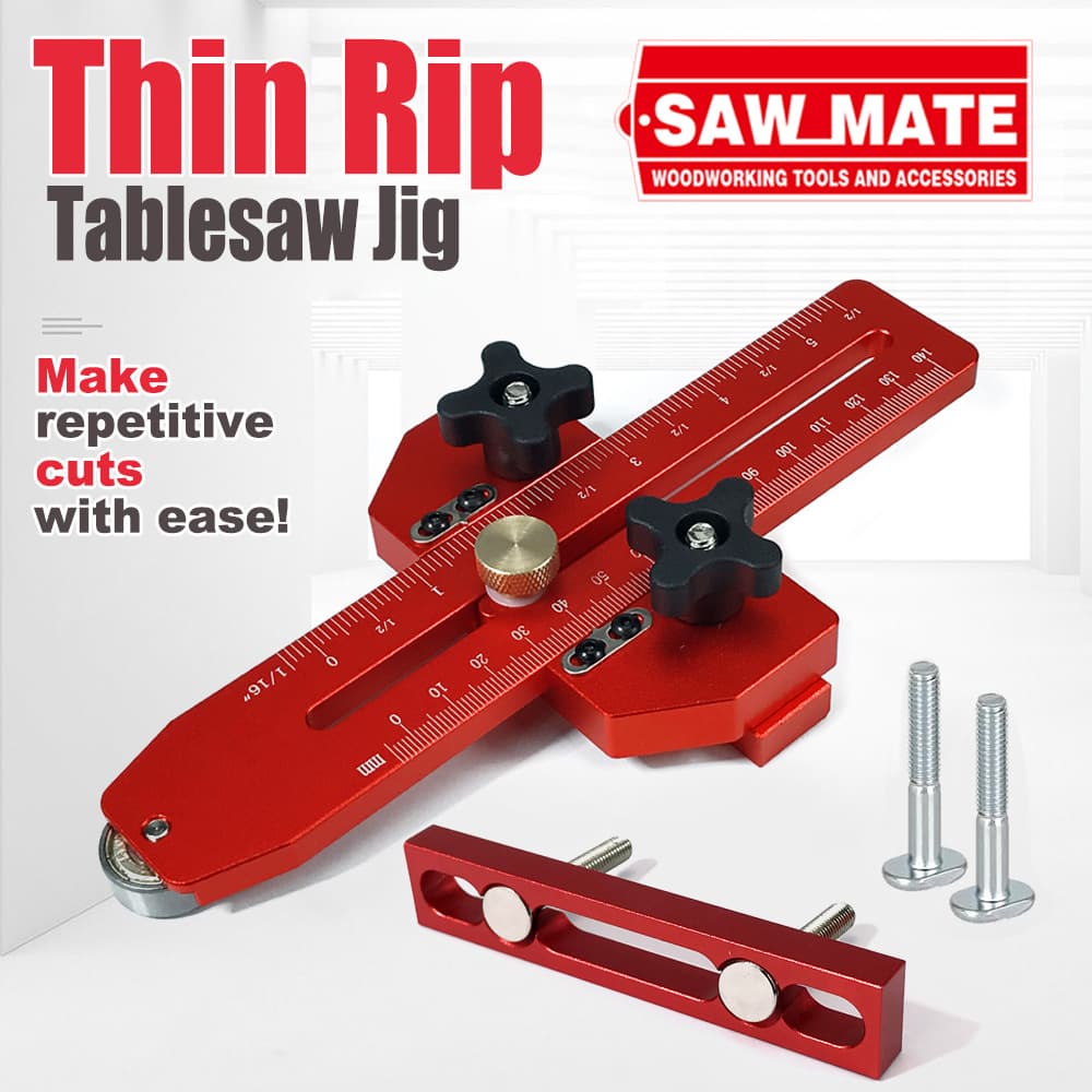 Woodworking Table Saw Thin Board Cutting Guide, Table Saw Positioning Tool, Woodworking Workbench Fence