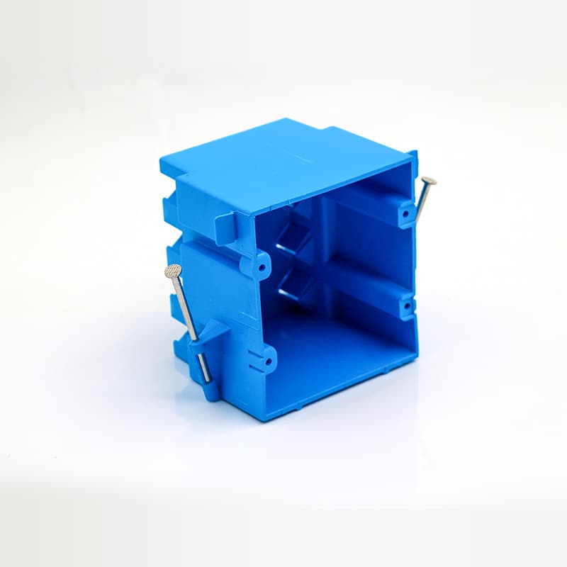 American standard junction box, bottom box, switch, concealed single/double position, export to the Middle East and Dubai, PVC flame retardant and oxidation resistant junction box
