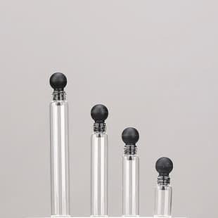 B016 0.5ml 1ml 2ml 3ml Perfume Essential Oil Sample Bottle Small Sample Glass Vial Test Bottle Stopper