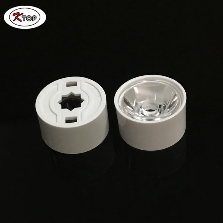 12MM 10-degree flat small angle small lens LED flashlight lens compatible with XPE 3535/3030
