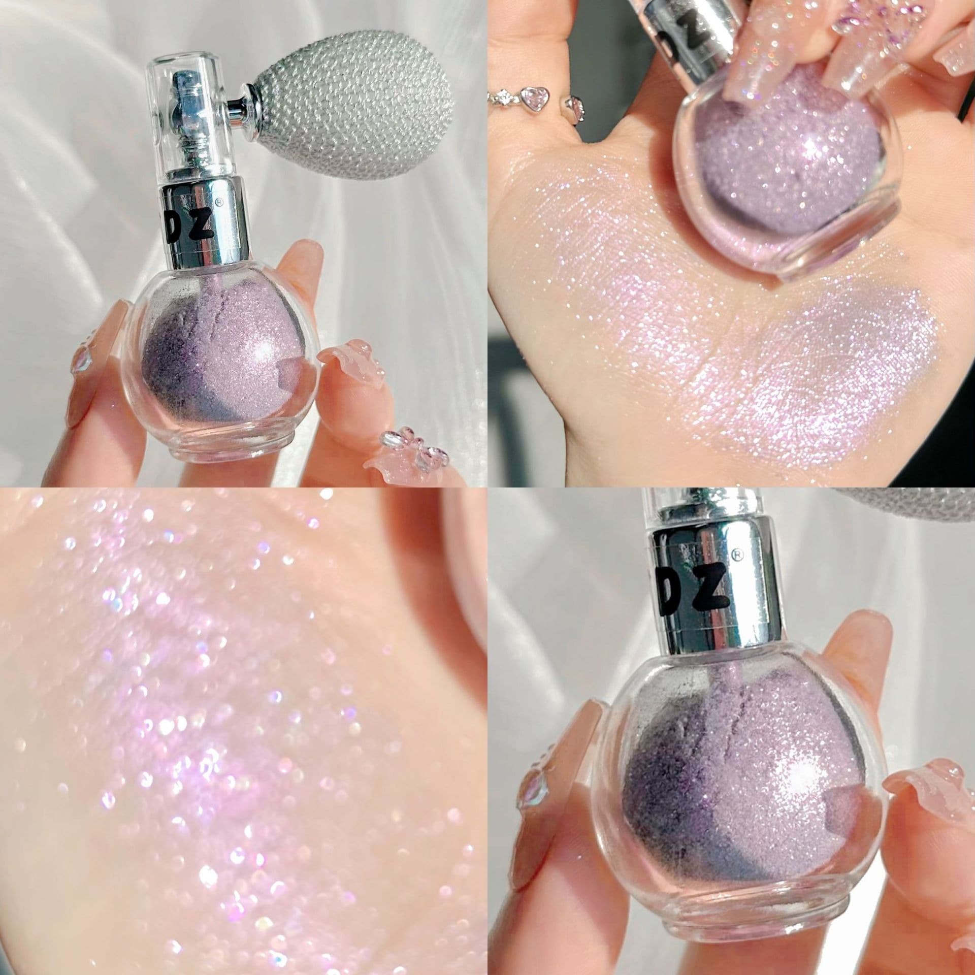 Body Highlighting Spray Glitter Shimmer Spray for Brides Hair Clavicle Neck Diamond Fragrance Brightening Sparkling Effect
