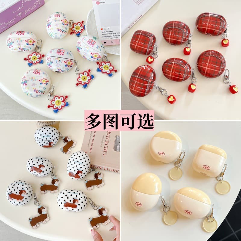 New Compatible Huawei FreeClip Bluetooth Headset Protective Case for Buds 4/5i/Pro 3/SE2 Cartoon Soft Case