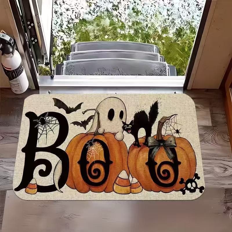 Cross-border temu Halloween carpet home stain-resistant and wear-resistant entrance mats entry floor mats Halloween decoration