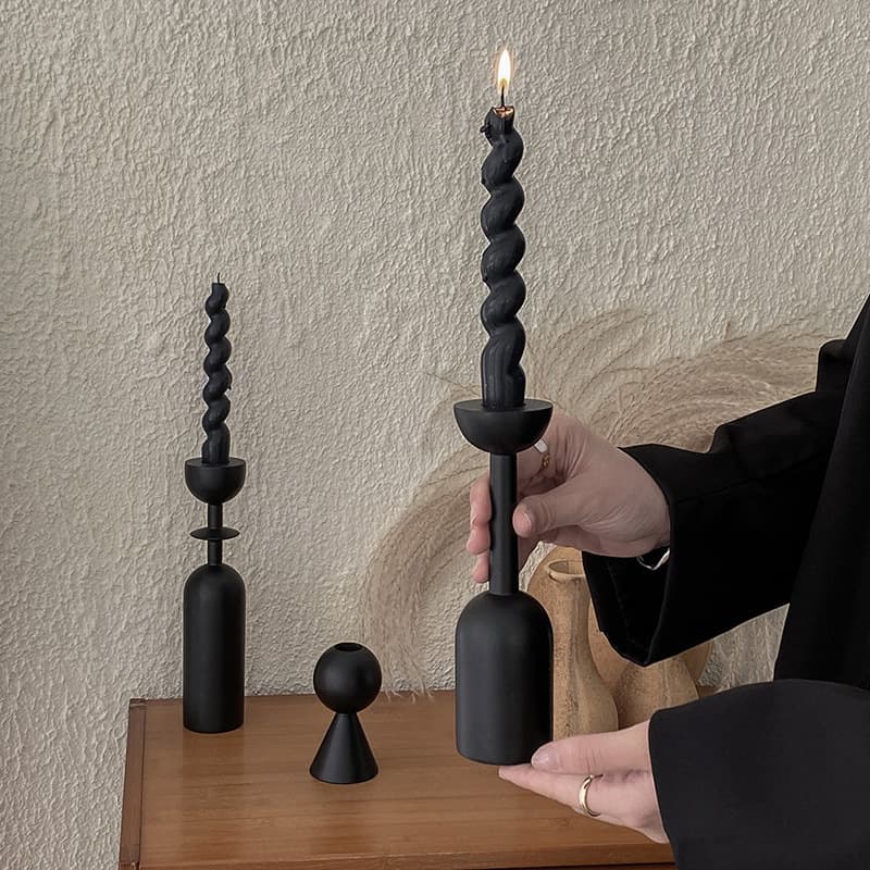 Simple candle holder wholesale exclusive home wabi-sabi style retro aromatherapy candle holder high-end decorative candle holder candle holder
