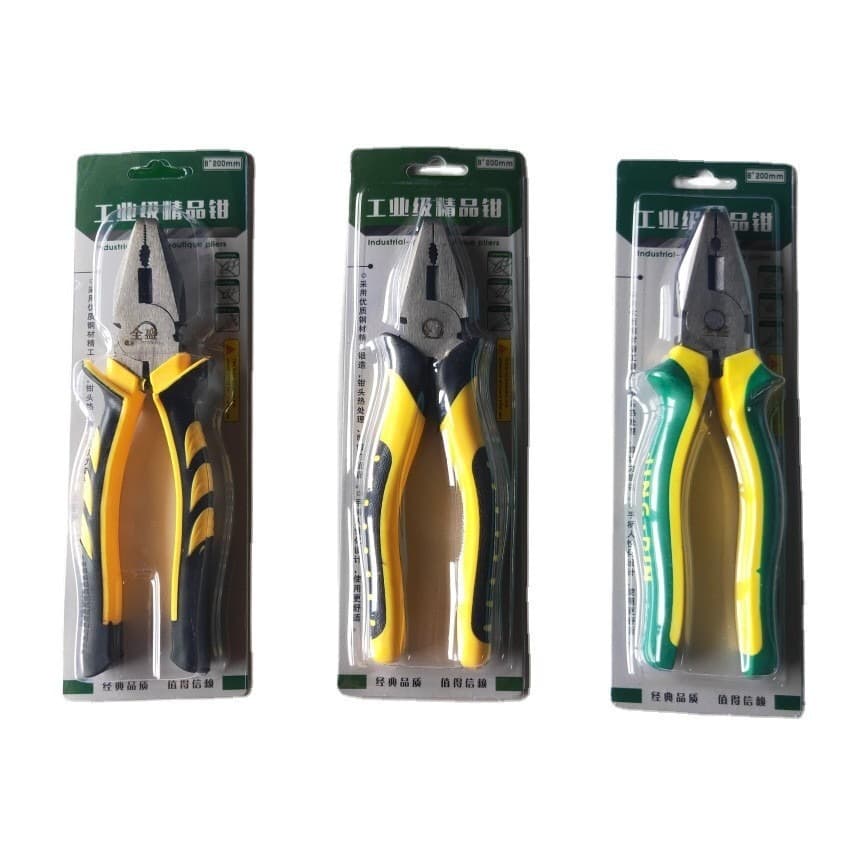 Anti-forging steel malleable steel pliers 8 inch wire cutters wire cutters flat nose pliers tool pliers 8 steel pliers