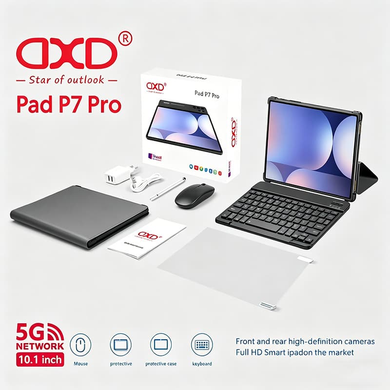 Cross-border DXD Pad P7 Pro eye protection student learning machine tablet 5G high-definition full-screen gaming tablet