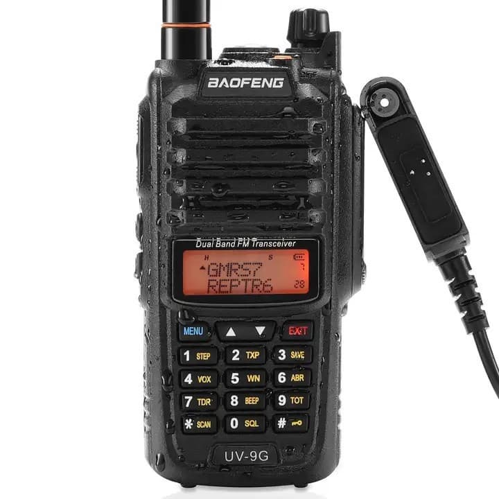 BAOFENG UV-9G Dual-Band Two-Way Radio IP67 Waterproof Walkie-Talkie Amateur P52UV