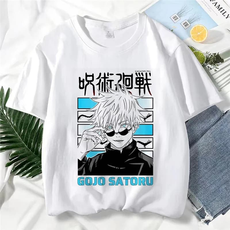 Japanese Anime Jujutsu Kaisen Women's T-Shirt Gojo Satoru Pr