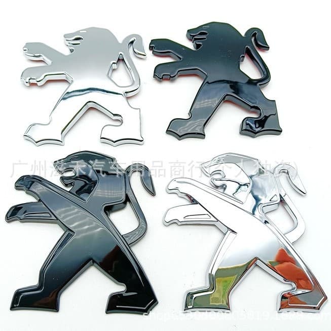 Suitable for Peugeot Car Logos 308 408 508 4008 5008 Trunk Logo Modification Tail Logo Body Sticker