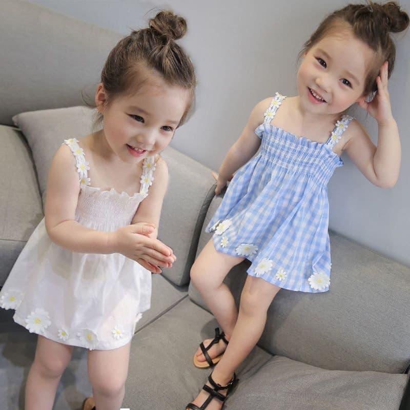 Cotton Children's Dress Girls Cotton Vest Dress Princess Dress Baby Girl Summer New Arrival