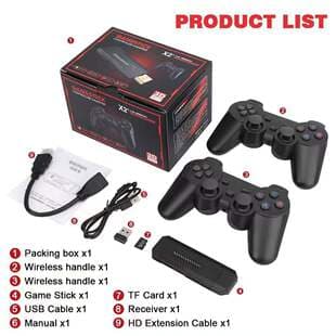 X2 PLUS Home Game Console X2-TV TV Game Console HD Wireless PS1 Open Source 3D Game Stick Cross-Border